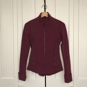 Lululemon Define Jacket - limited edition perforated in Red Grape / 4
